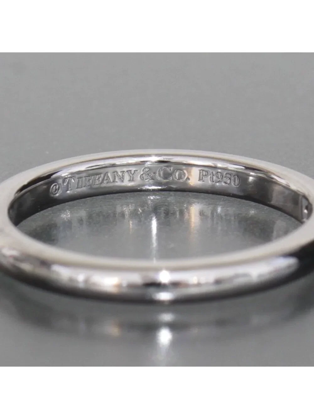 Tiffany & Co Forever Diamond Band Ring Platinum